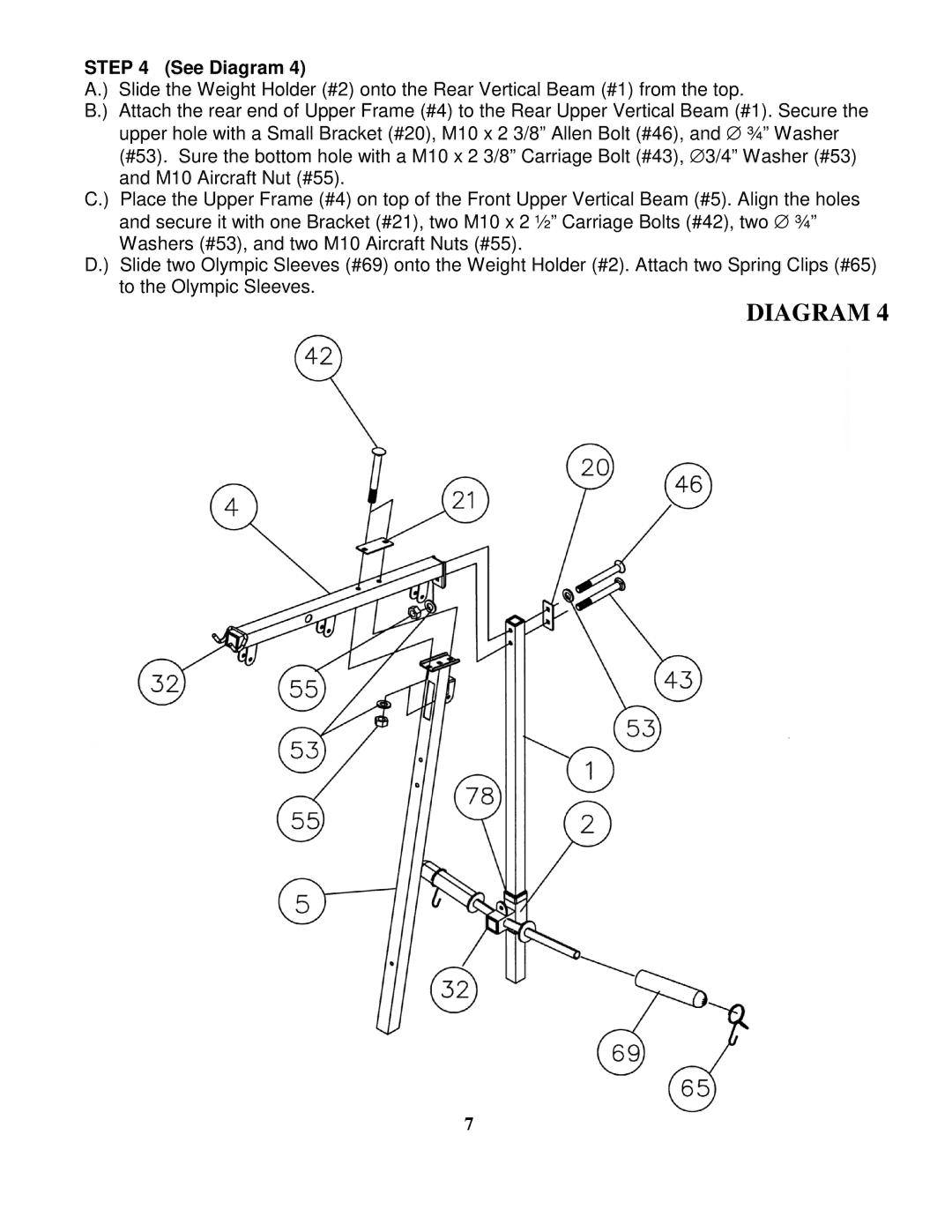 Impex WM 1403 manual M10 Aircraft Nut #55 