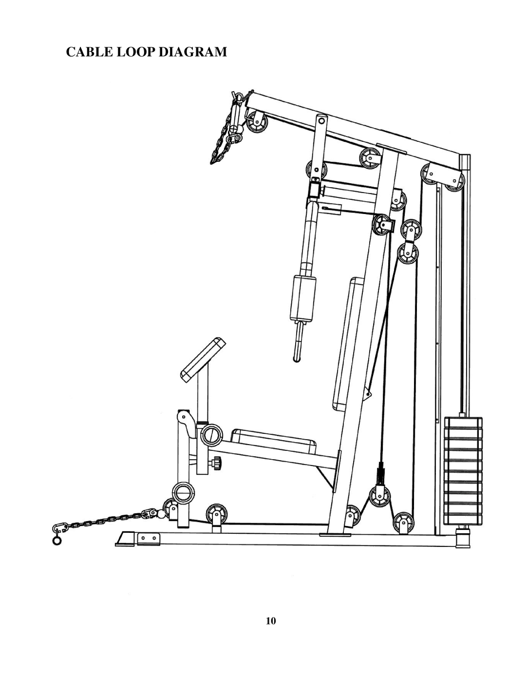 Impex WM-1501 manual Cable Loop Diagram 