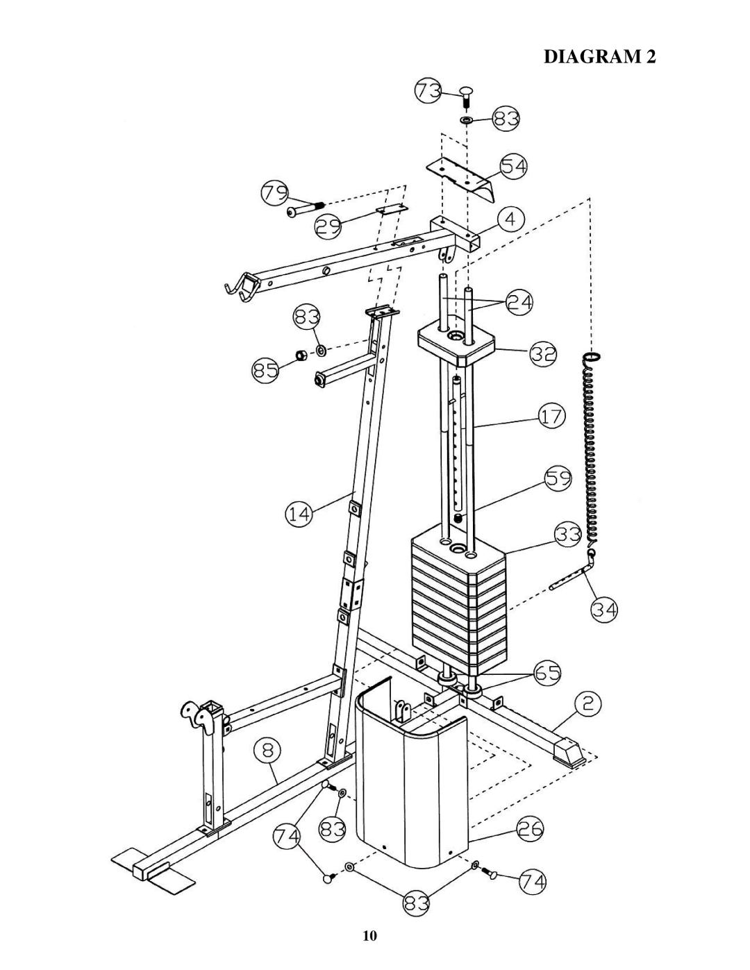 Impex WM-1505 manual Diagram 