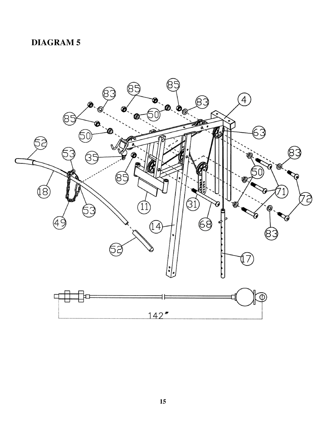 Impex WM-1505 manual Diagram 