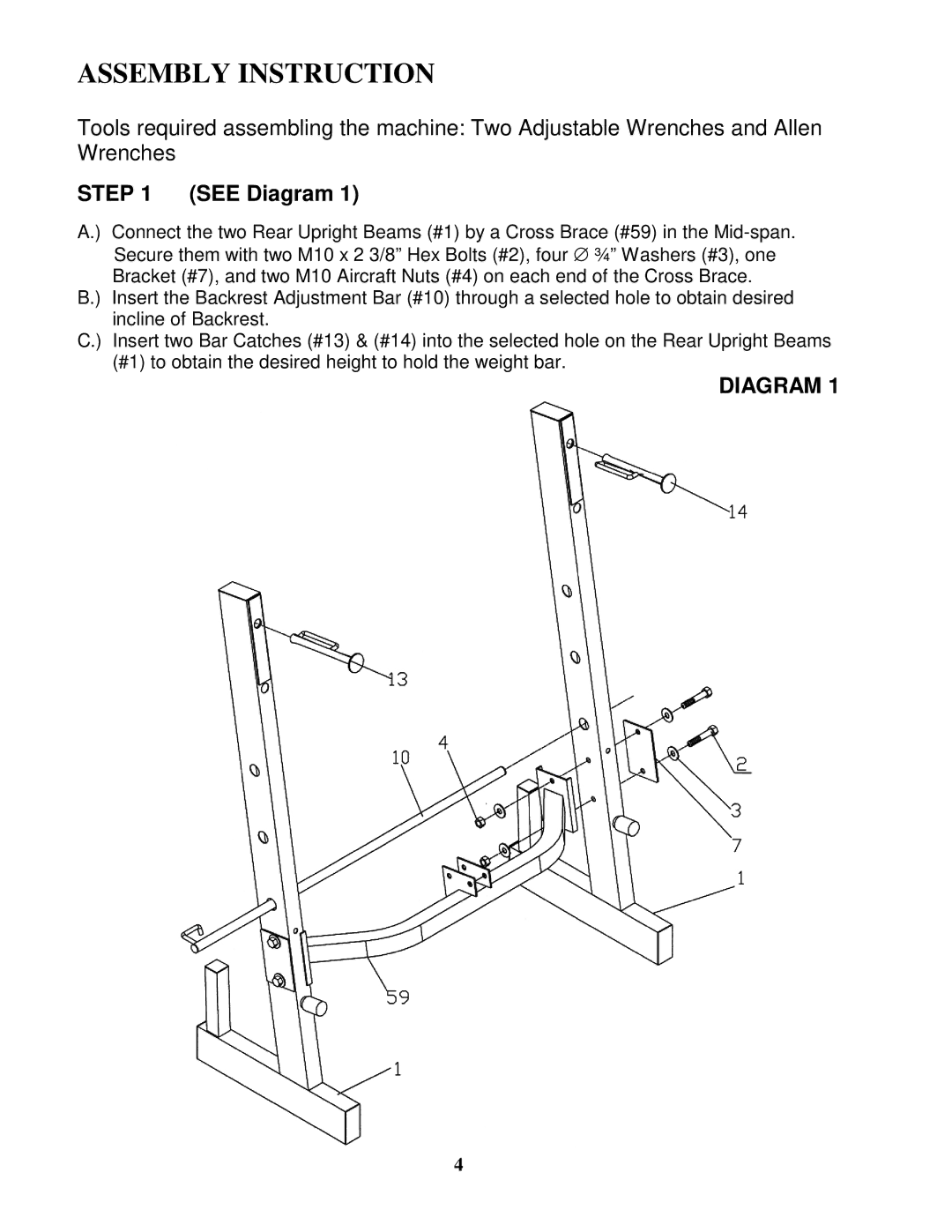 Impex WM-348.1 manual Assembly Instruction 