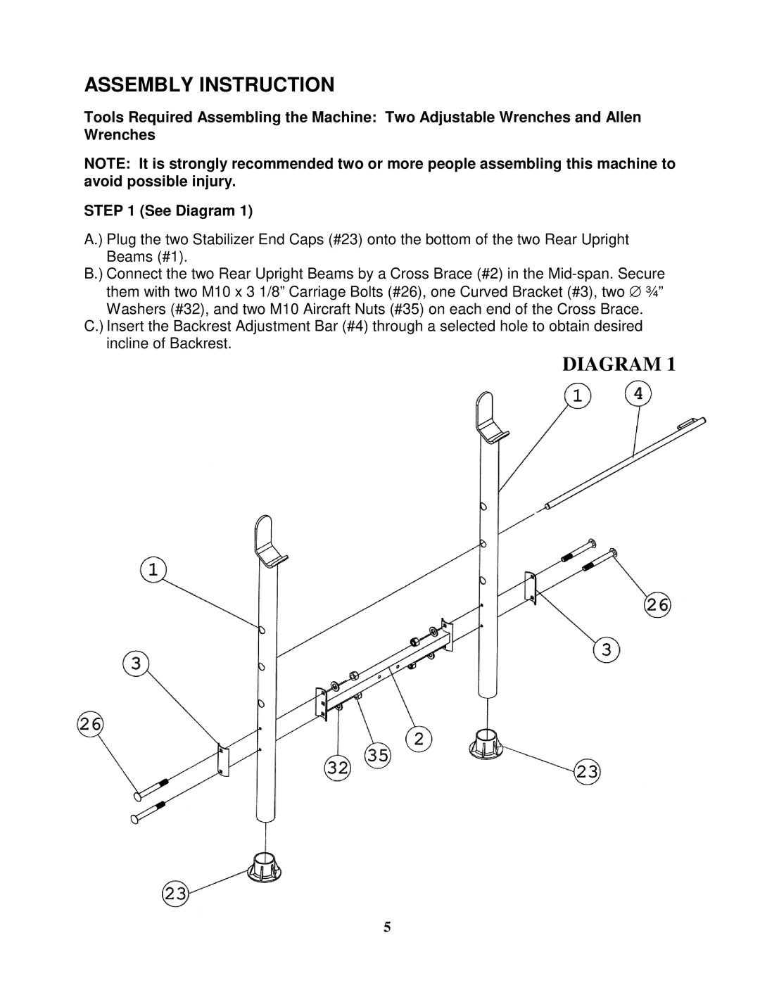 Impex WM-356 manual Assembly Instruction, Diagram 