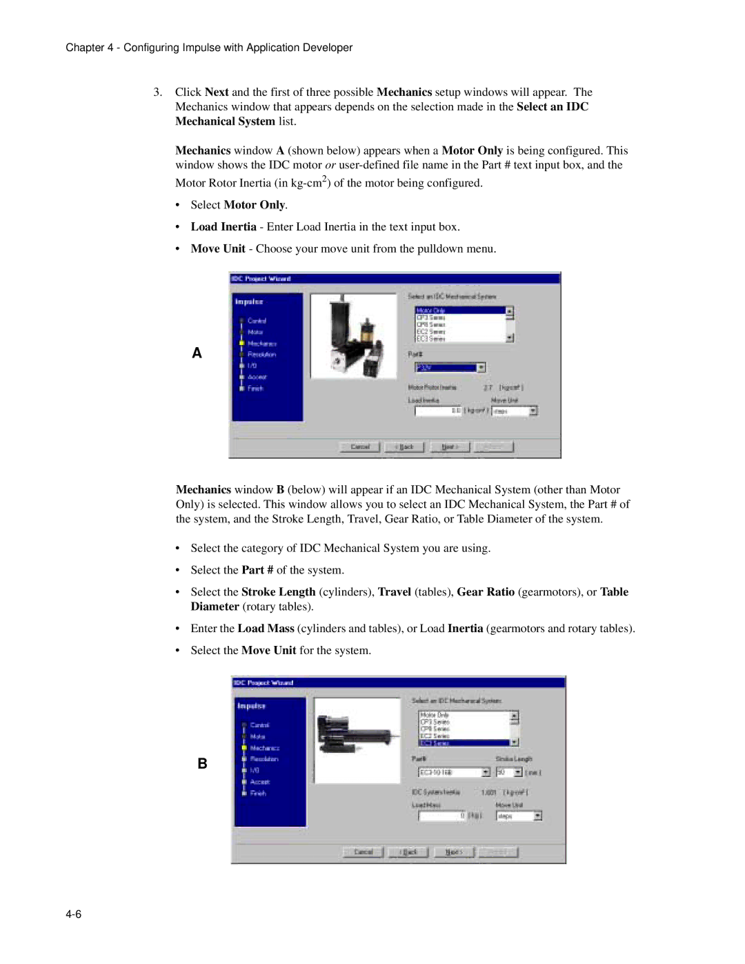 Impulse PCW-5181 user manual Select Motor Only 