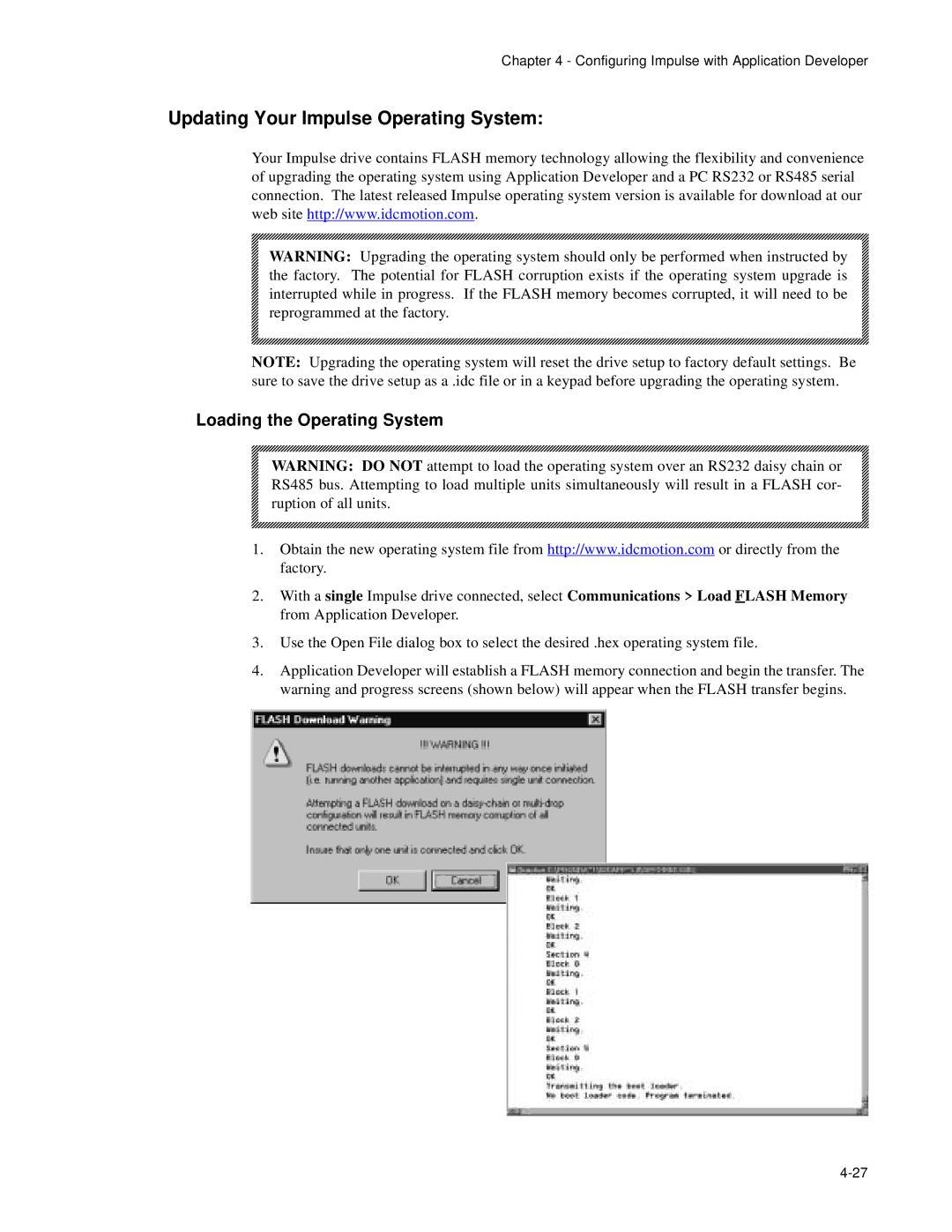 Impulse PCW-5181 user manual Updating Your Impulse Operating System 