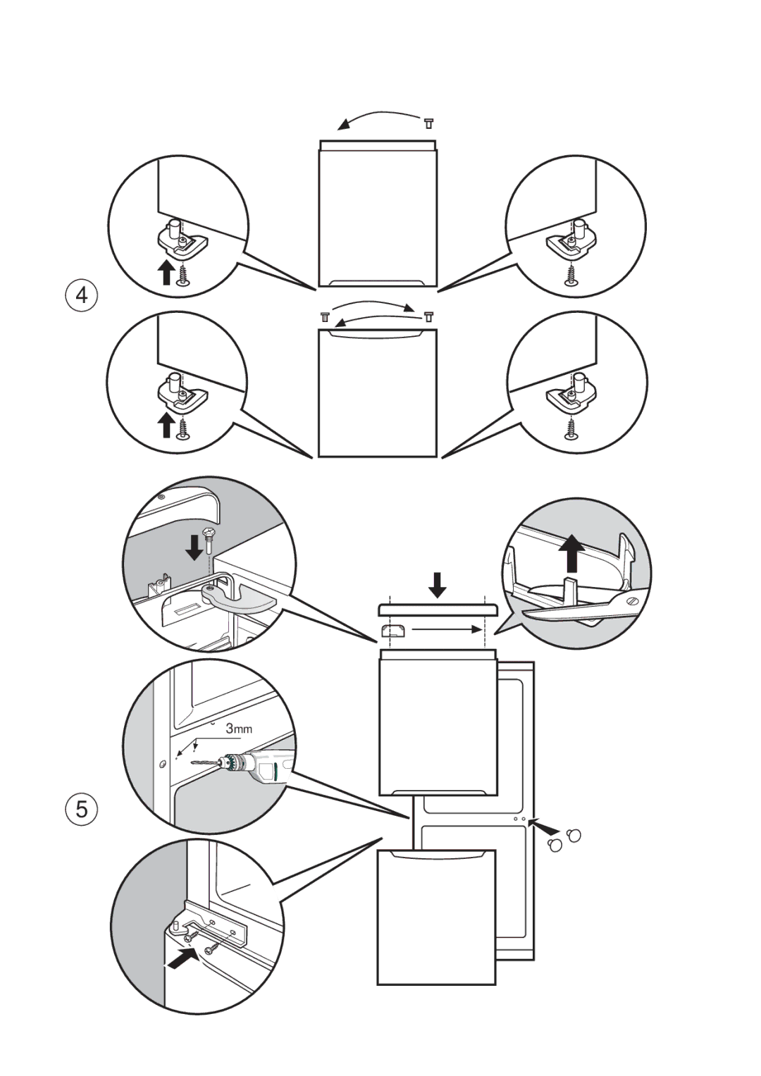 Indesit BA 139 PS manual ∅ 3mm 