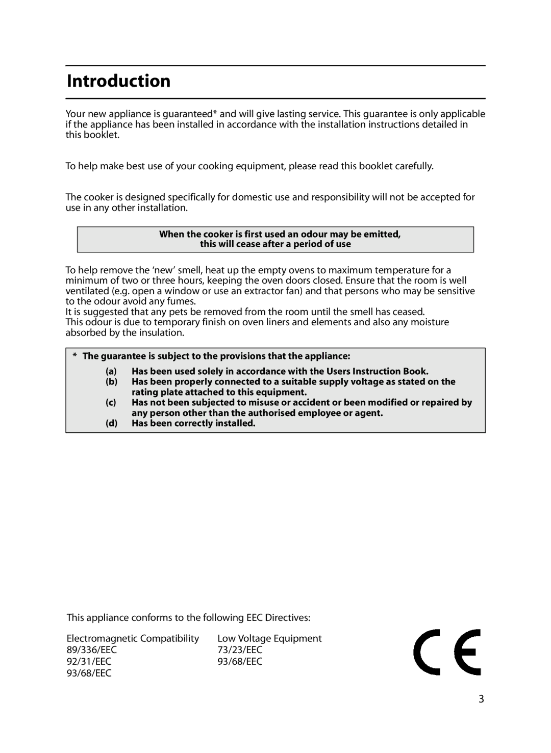 Indesit FIU20 MK2 manual Introduction 