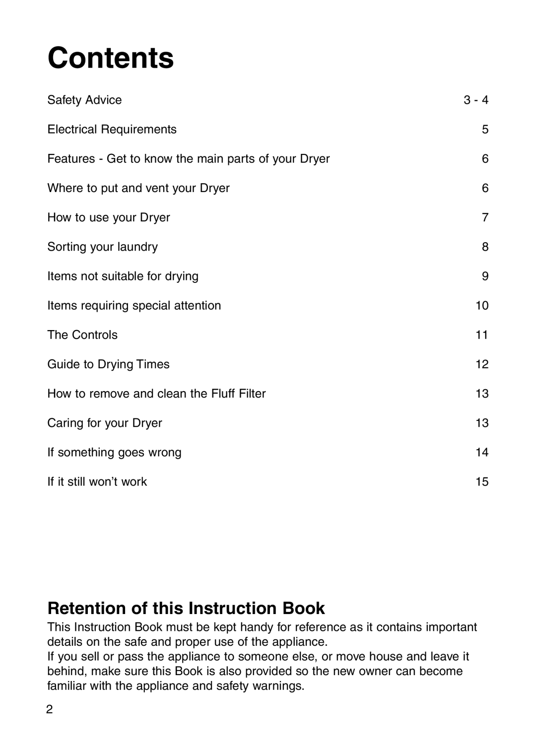 Indesit G31, G32 installation instructions Contents 