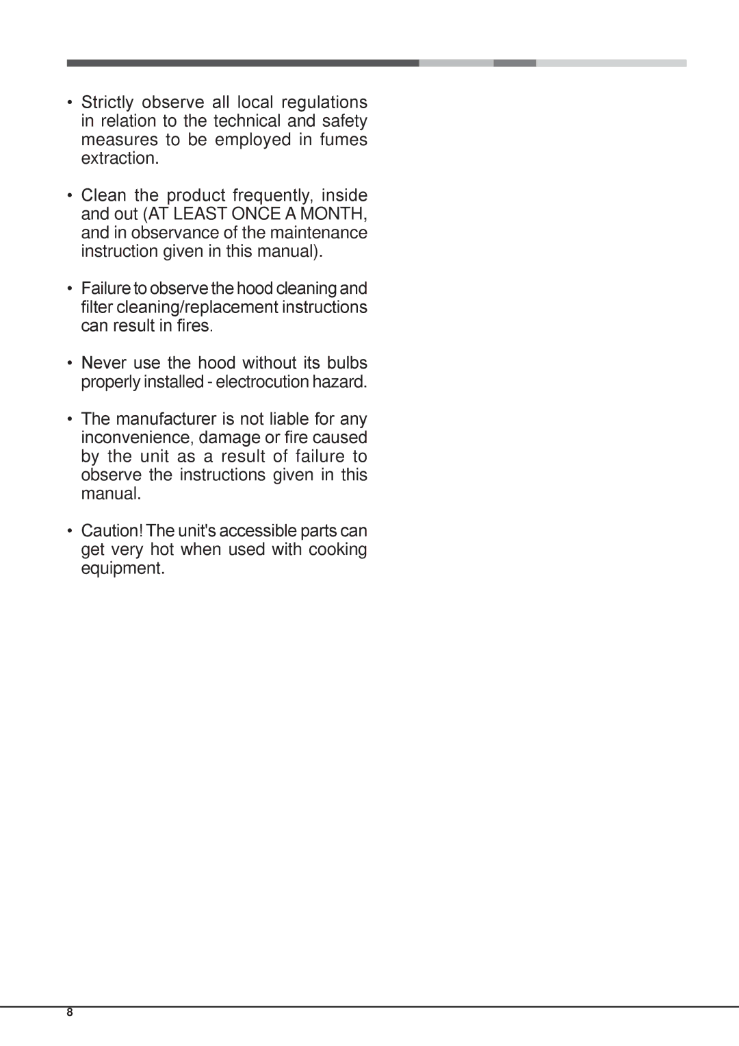 Indesit HHC7.7AB, HHC9.7AB, HHC6.7AB operating instructions 