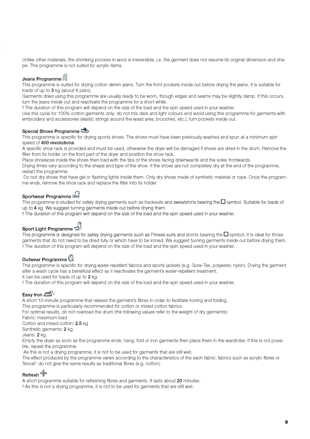 Indesit IDCE 8450 BS H, IDCE 8450 BK H, IDCE 8450 B H instruction manual 