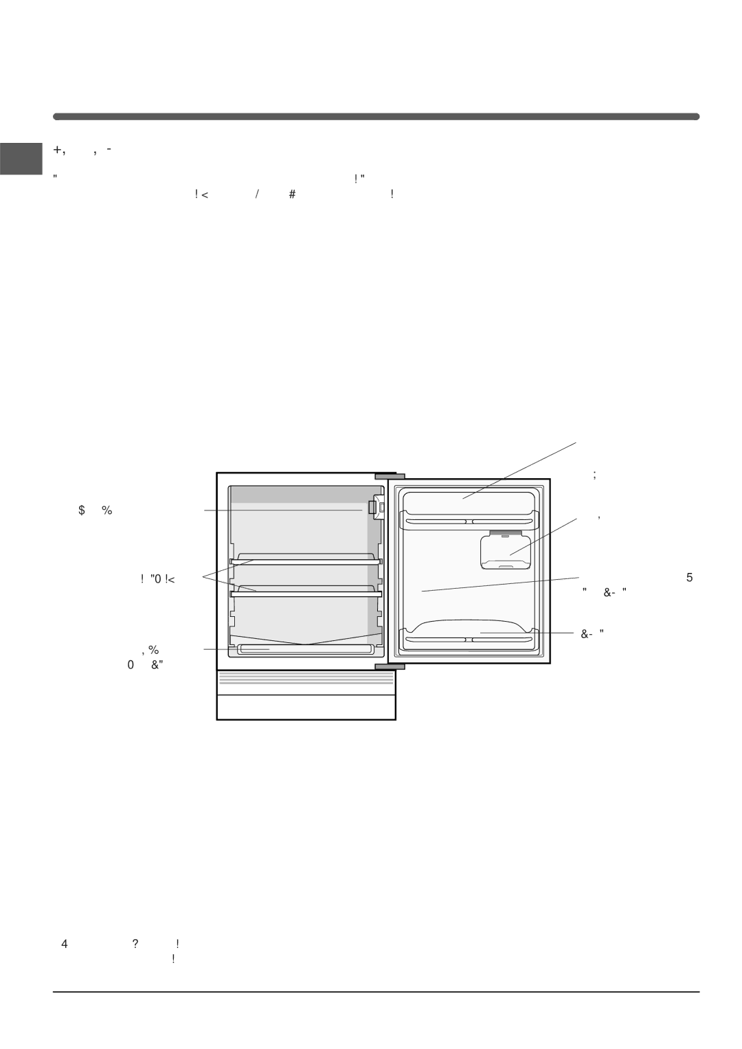 Indesit IN TS 1611 UK, IN TS 1612 UK, IN TS 1610 UK operating instructions Description of the appliance, Overall view 