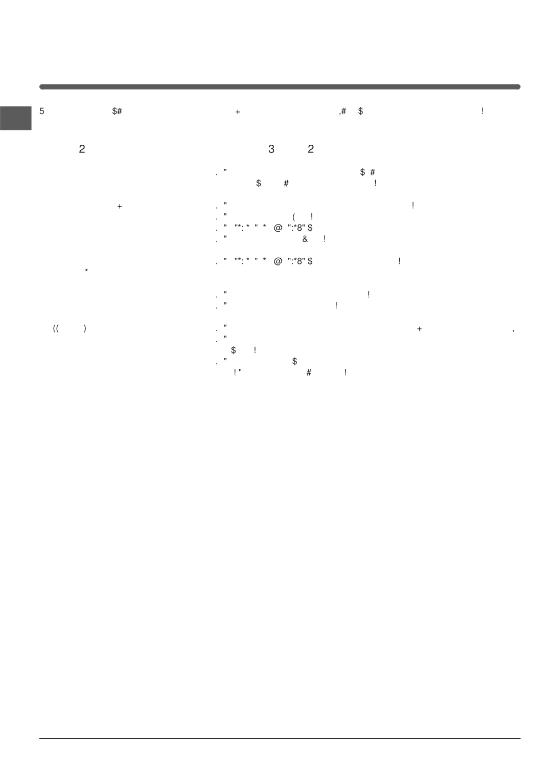 Indesit IN TS 1610 UK, IN TS 1612 UK, IN TS 1611 UK Troubleshooting, Malfunctions Possible causes / Solutions 