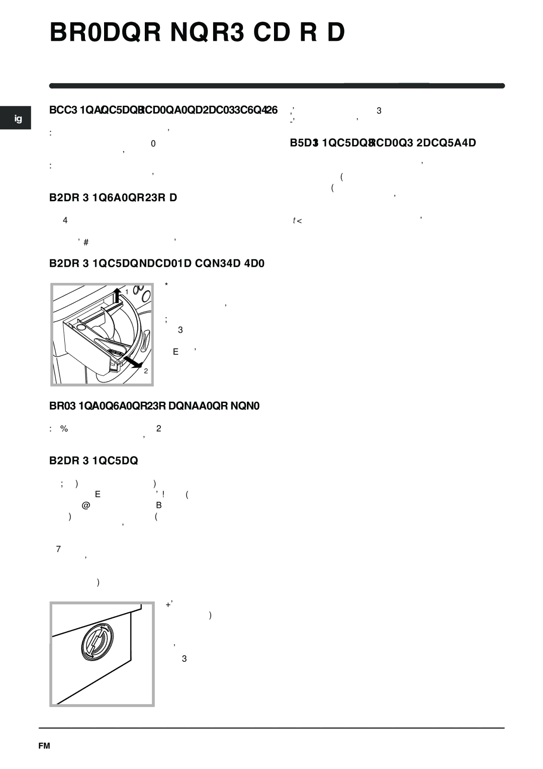 Indesit IWDE 126 manual Care and maintenance 