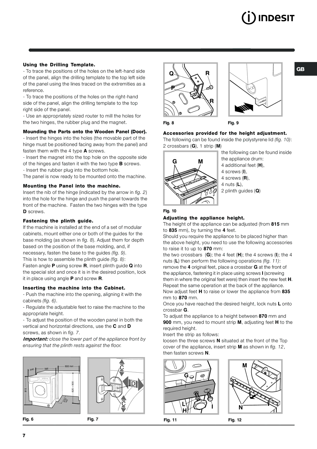 Indesit IWDE126 instruction manual 600 min 