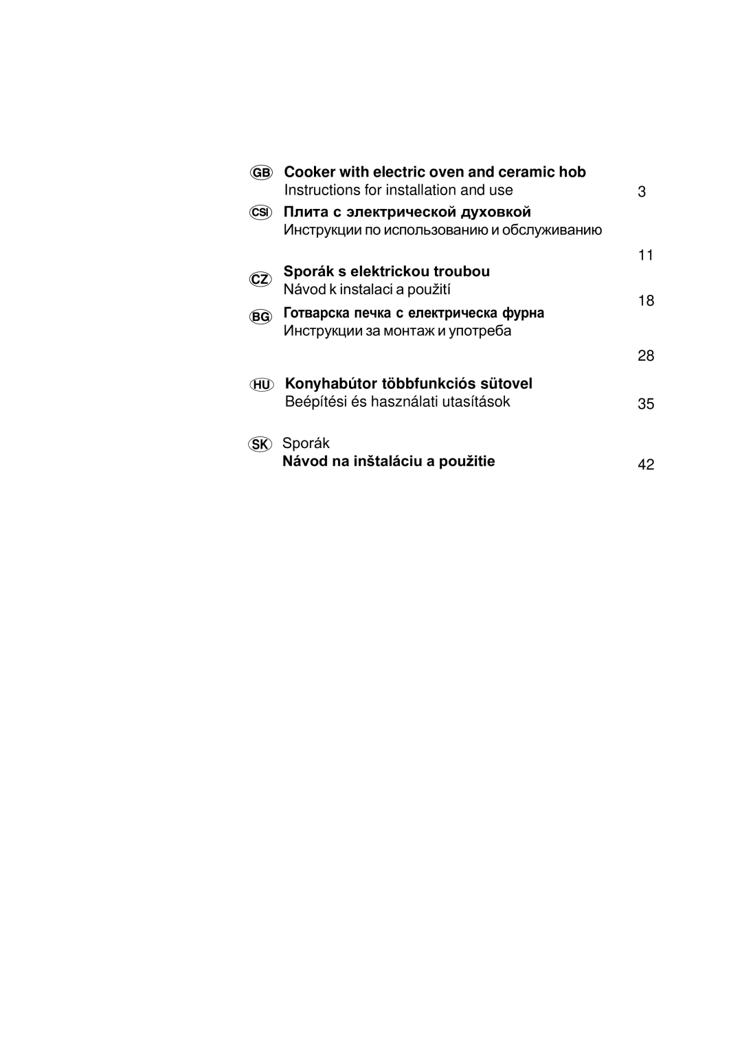 Indesit K3E11/R manual HU Konyhabútor többfunkciós sütovel 