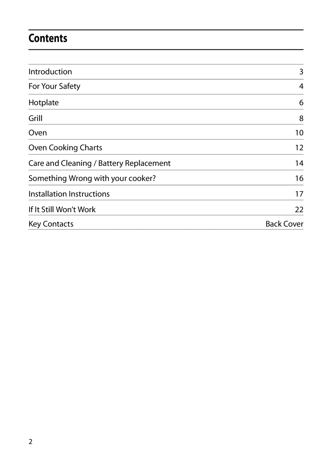 Indesit KD341GW manual Contents 