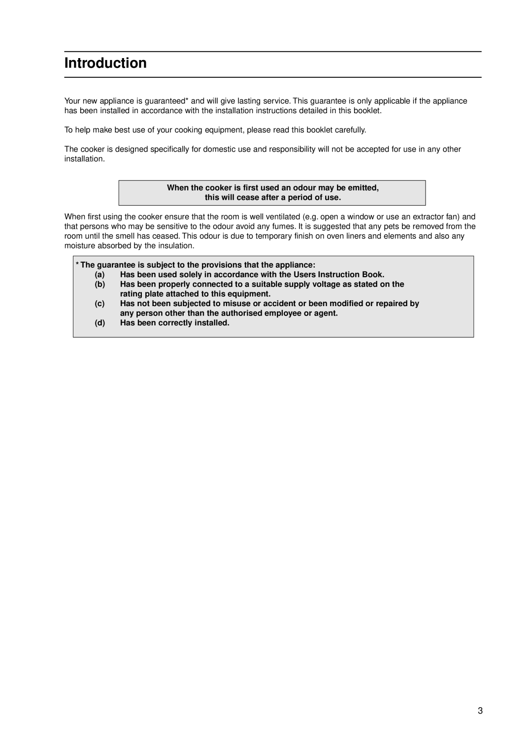 Indesit KD3C11/G manual Introduction 