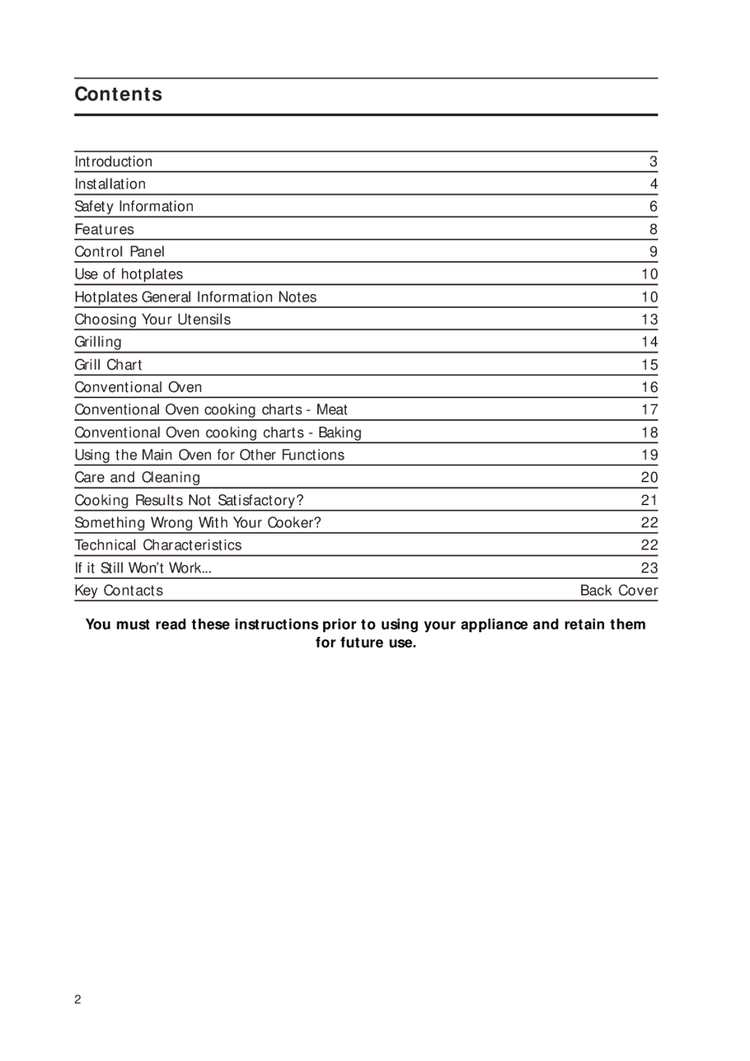 Indesit KD3E11/G, KD3E1/G, KD3E1/IR manual Contents 