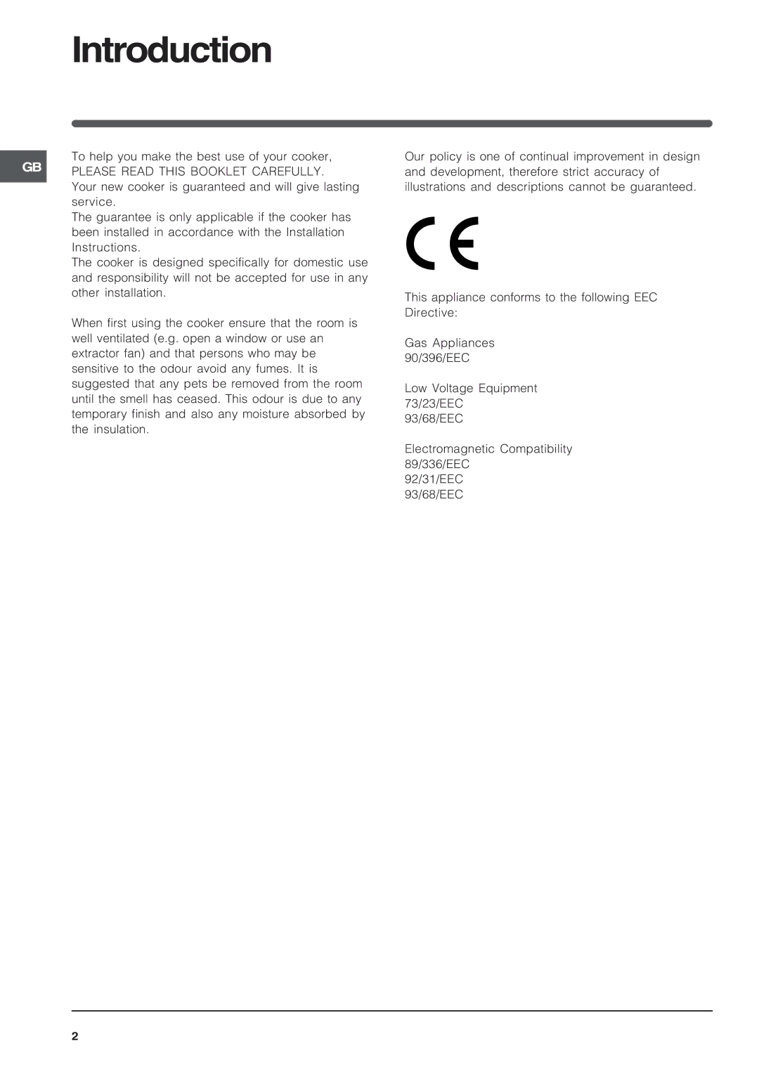 Indesit KD6G25SXIR, KD6G25SAIR, KD6G25SWIR installation instructions Introduction, GB Please Read this Booklet Carefully 