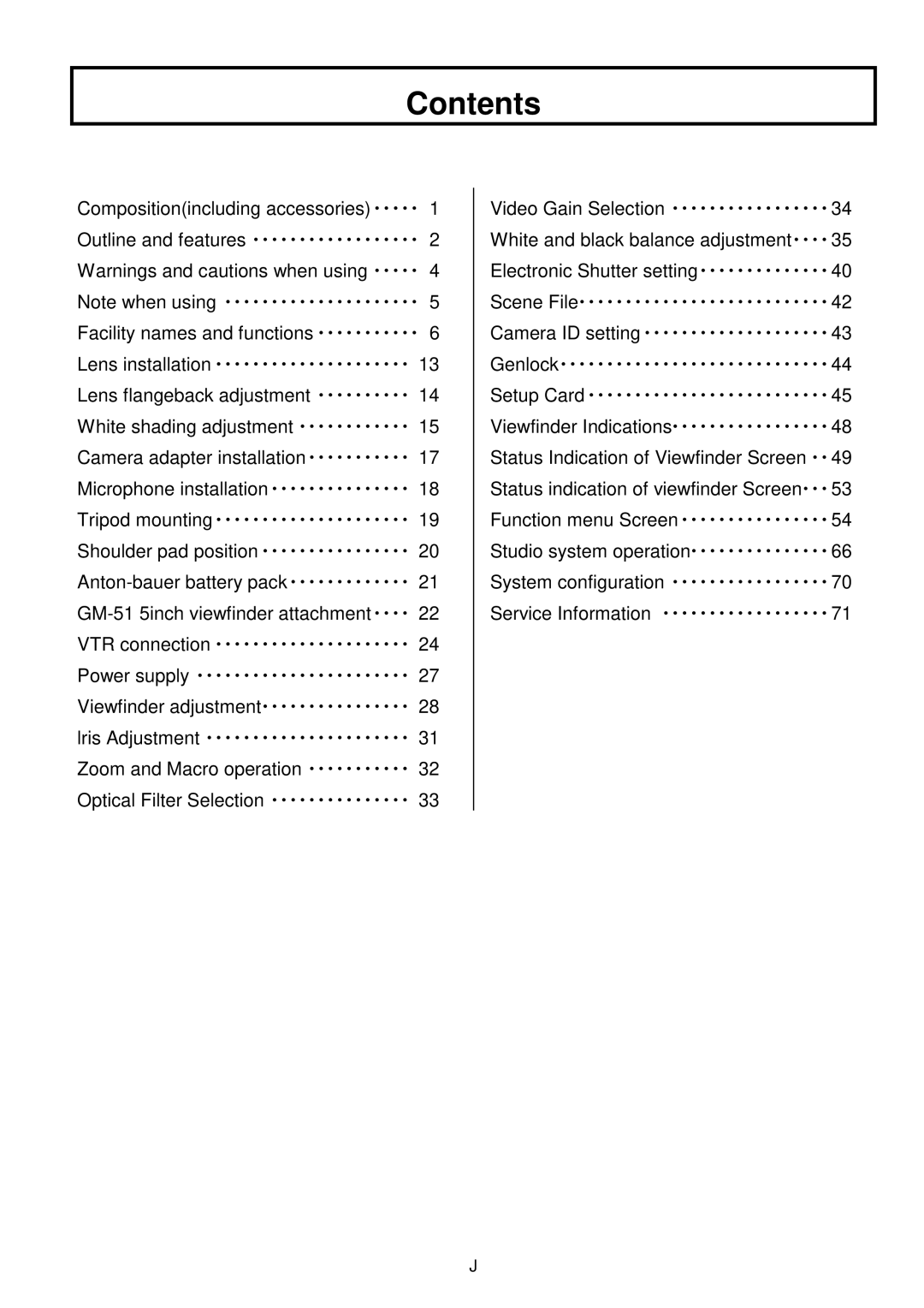 Indesit S-3000W operating instructions Contents 