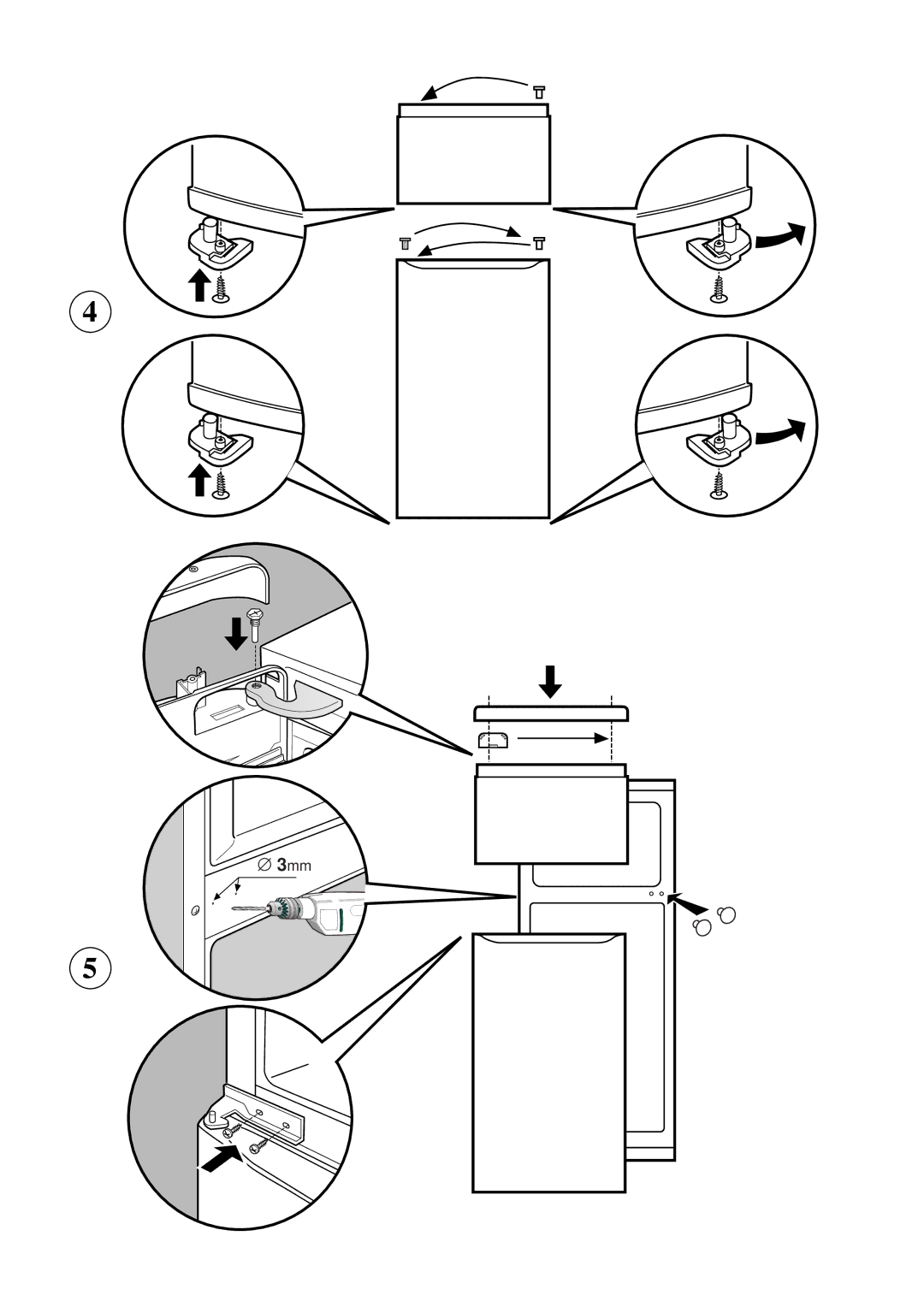 Indesit TA 5 FNF S manual ∅ 3mm 