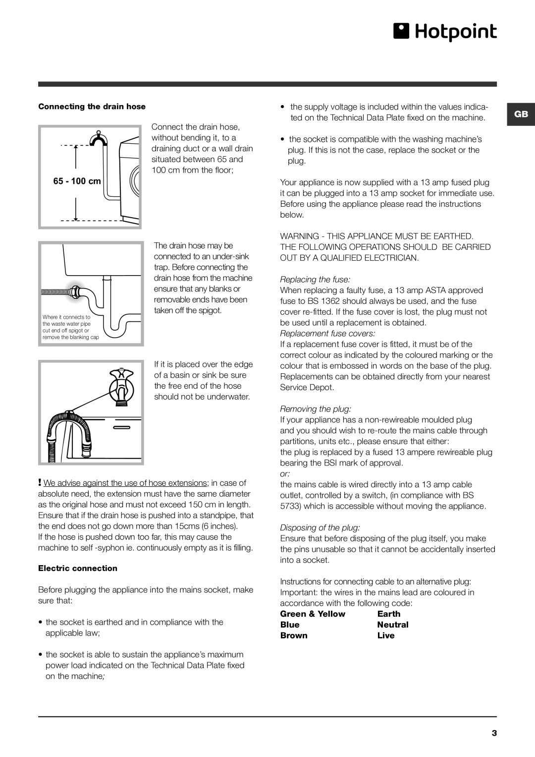 Indesit WMPF 742 manual 65 100 cm 