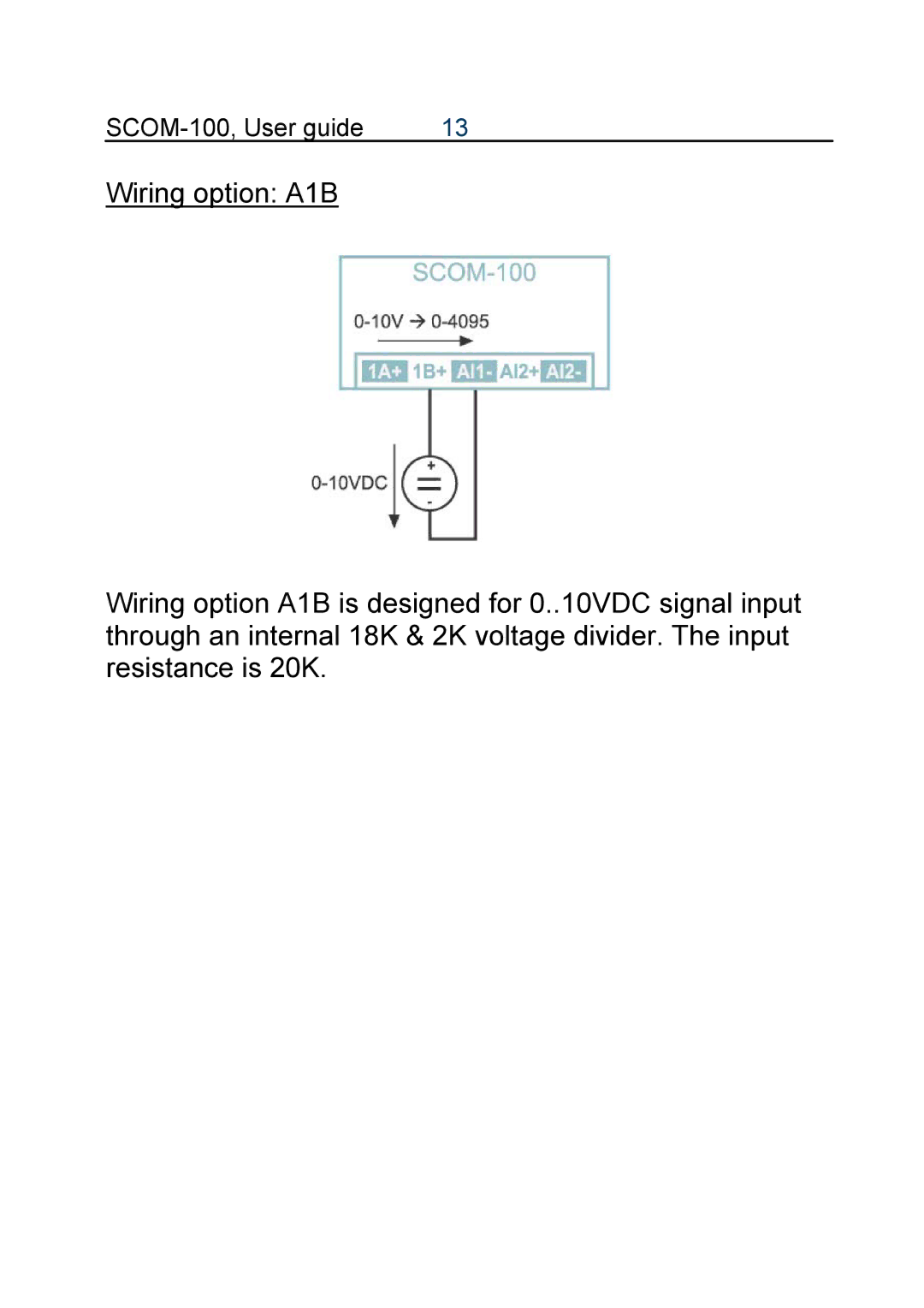 Infinite Peripherals manual SCOM-100, User guide 