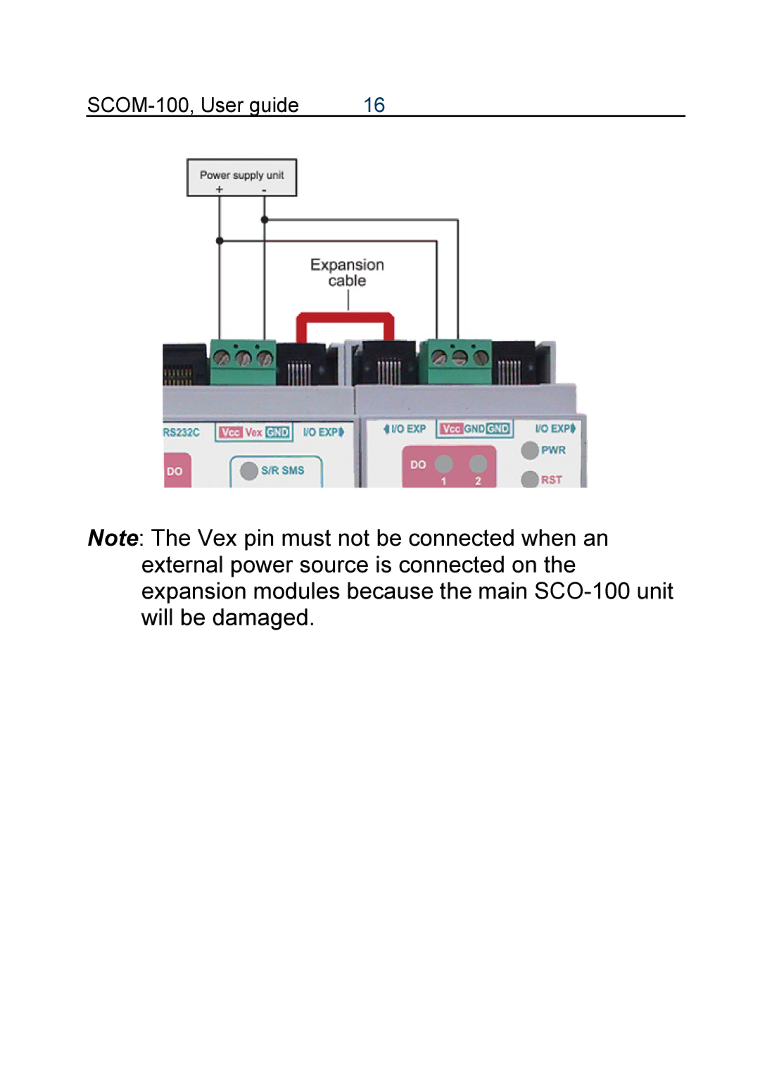 Infinite Peripherals manual SCOM-100, User guide 