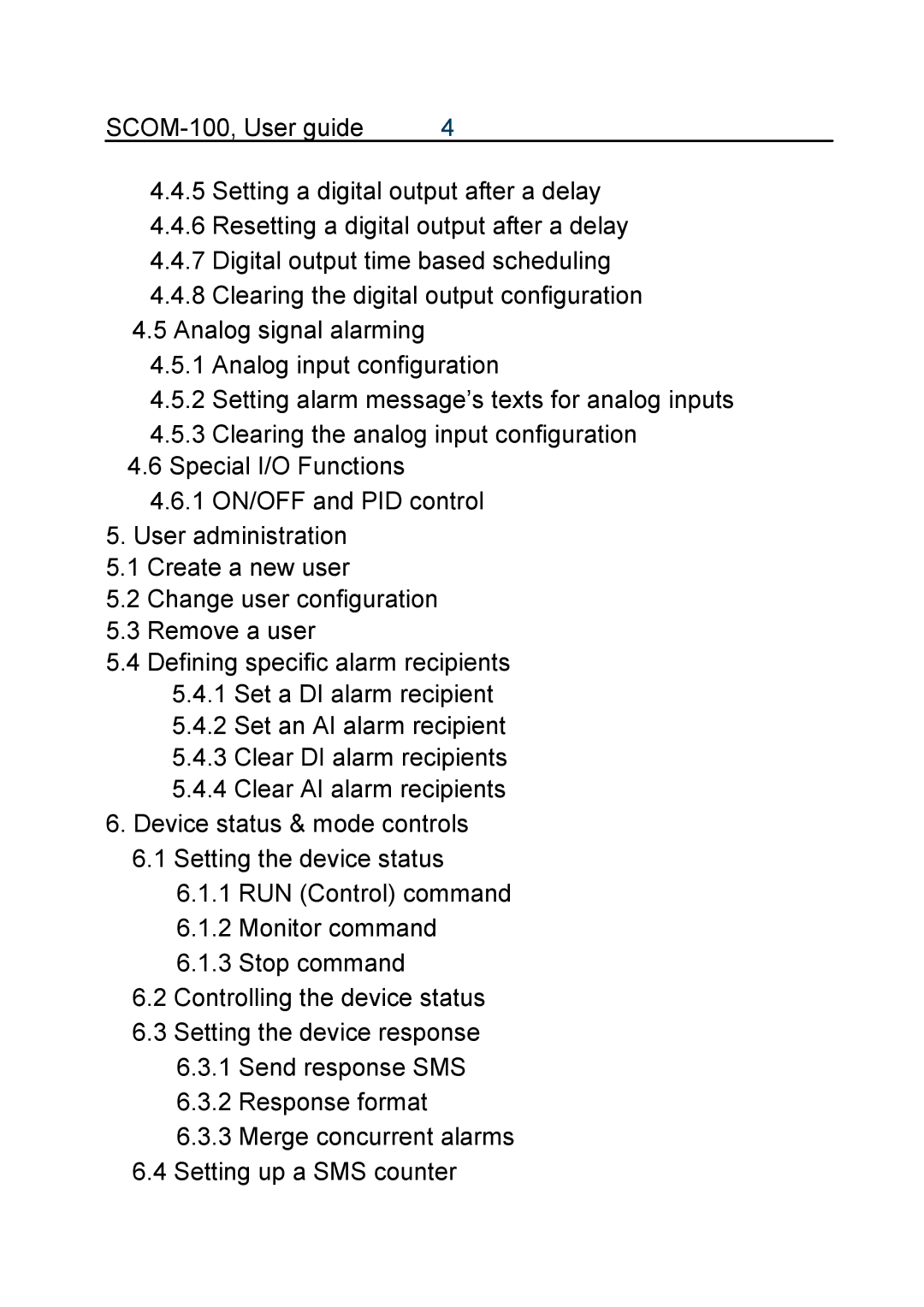 Infinite Peripherals SCOM-100 manual 