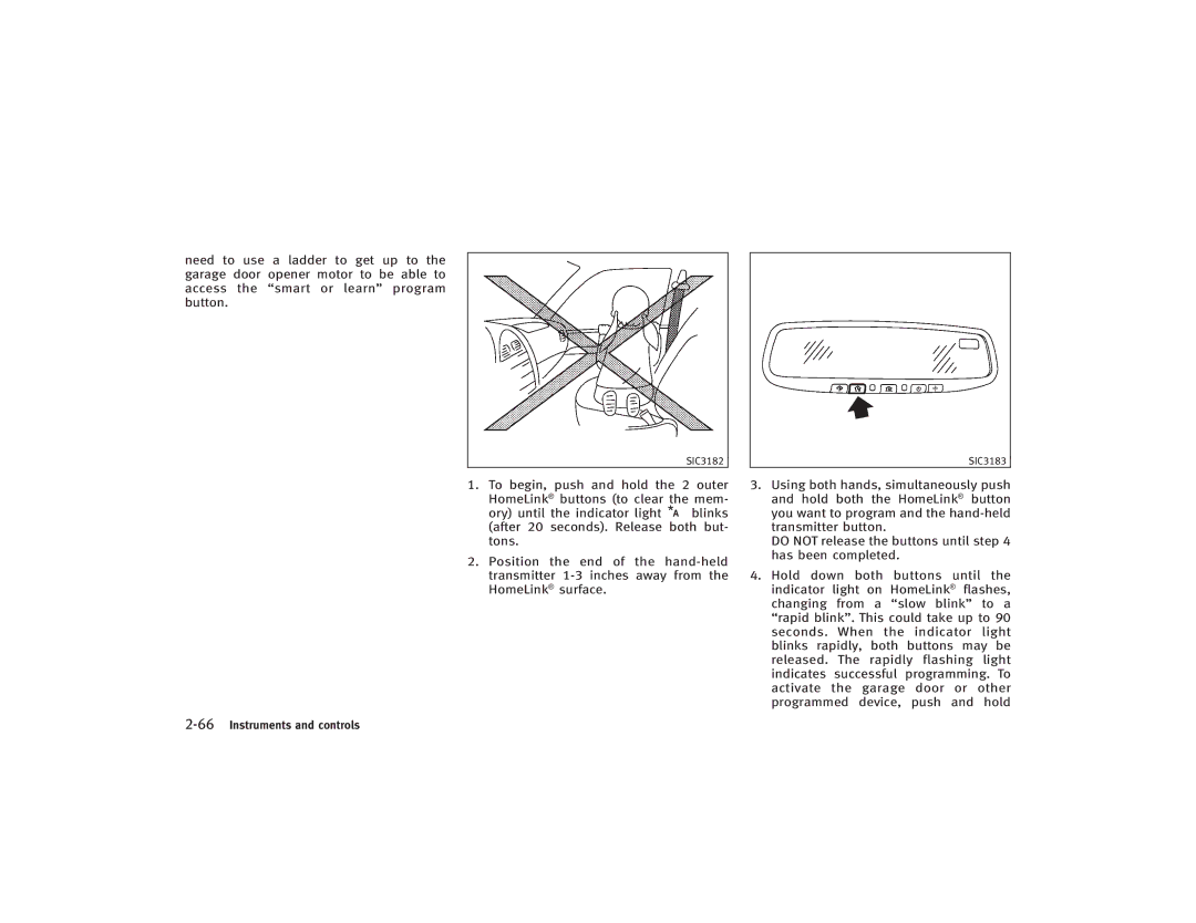 Infiniti S51-D owner manual 66Instruments and controls 