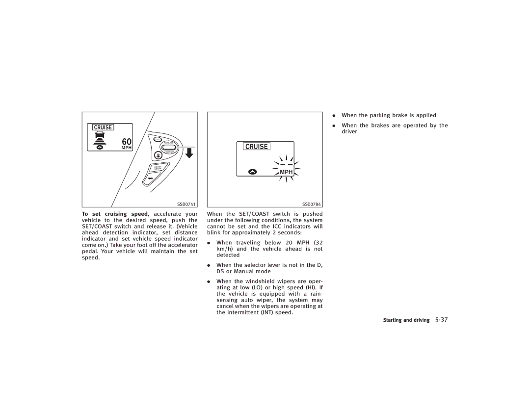 Infiniti S51-D owner manual SSD0741 