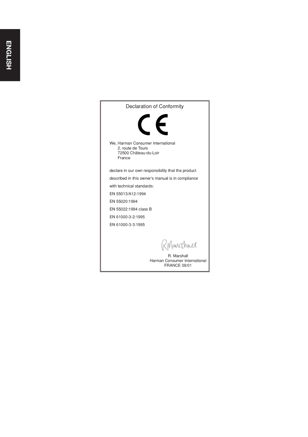 Infinity 10926 instruction manual English 