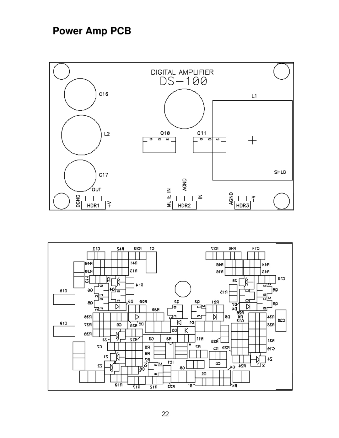 Infinity Bass Link service manual Power Amp PCB 