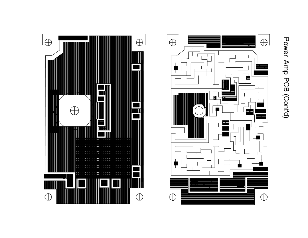 Infinity Bass Link service manual Power Amp PCB Contd 