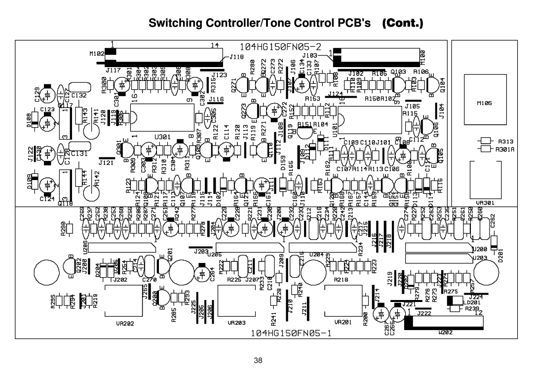 Infinity Bass Link service manual Switching Controller/Tone Control PCBs 