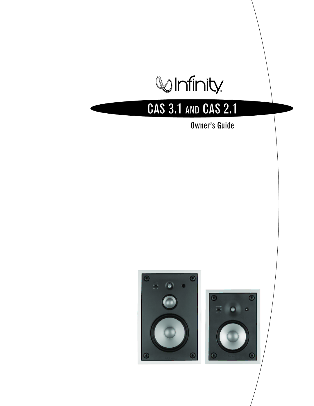 Infinity CAS 2.1 manual CAS 3.1 and CAS 