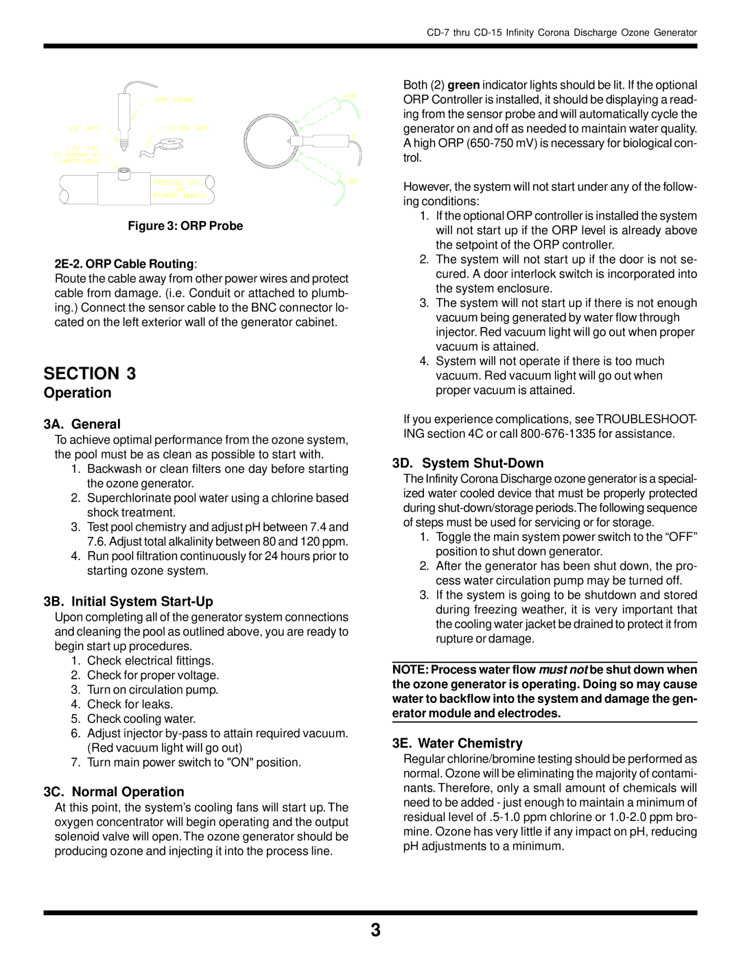 Infinity CD-7 THRU CD-15 manual Operation 