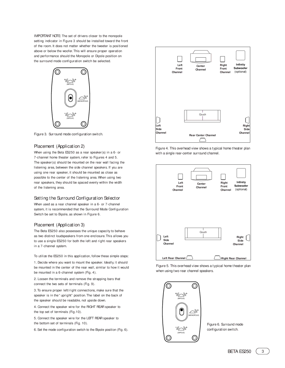 Infinity manual Beta ES250 