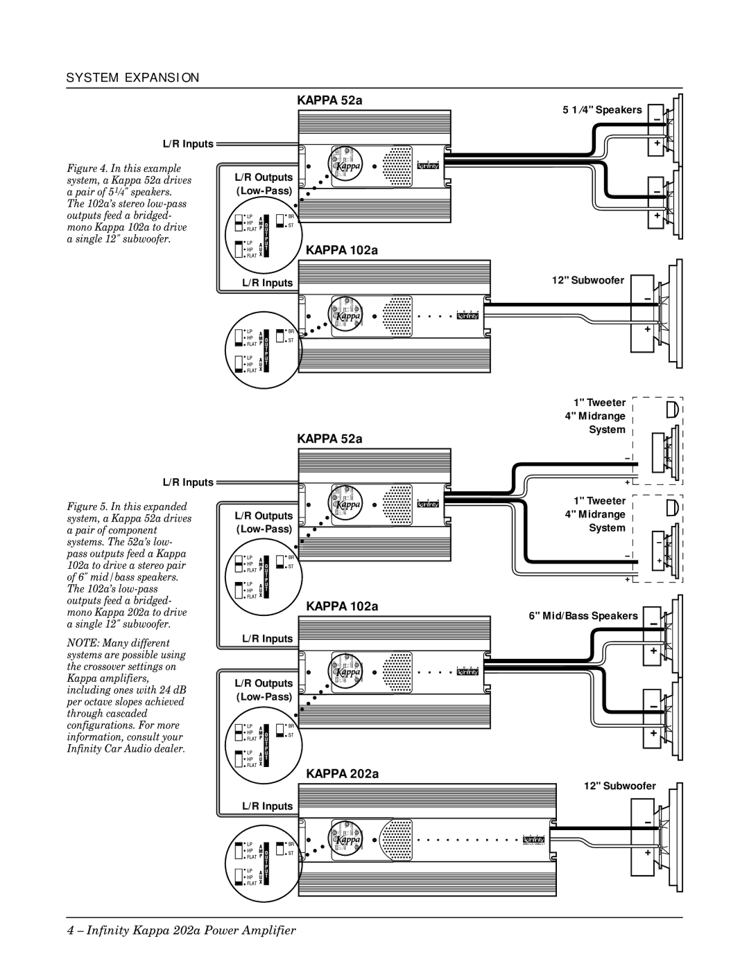 Infinity 202a owner manual Kappa 102a 