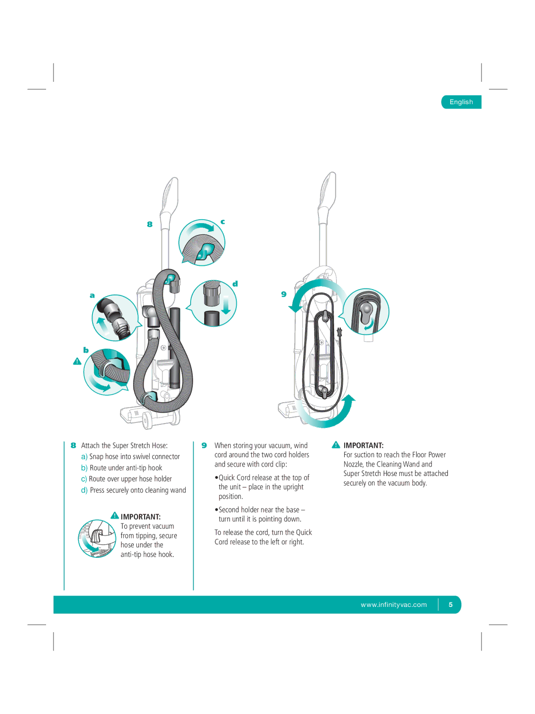 Infinity NV22Q manual English 