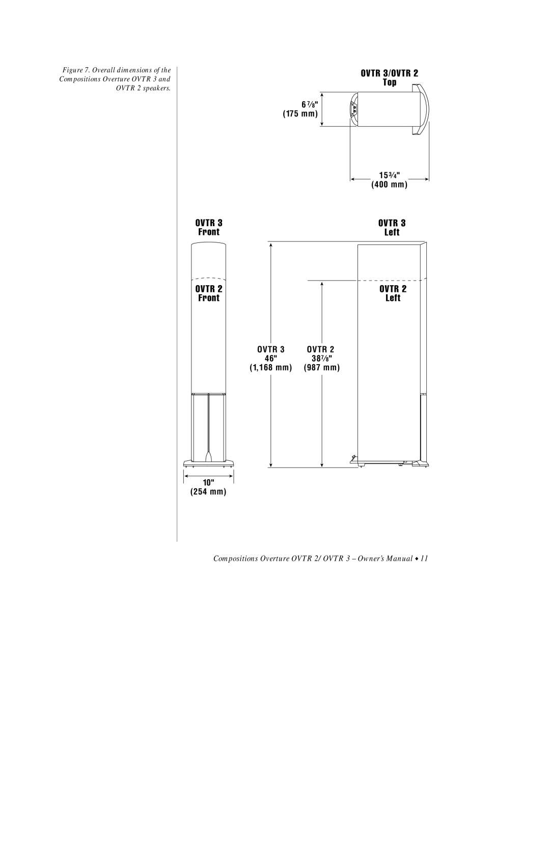 Infinity OVTR 3, OVTR 2 owner manual Ovtr 3/OVTR 