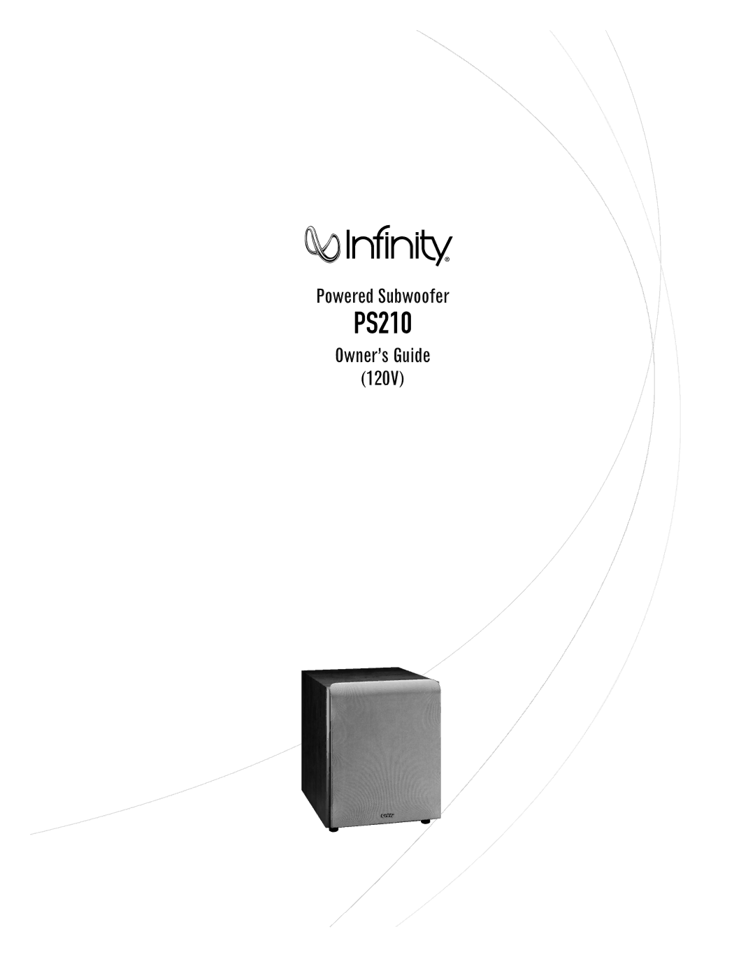 Infinity PS210 manual 