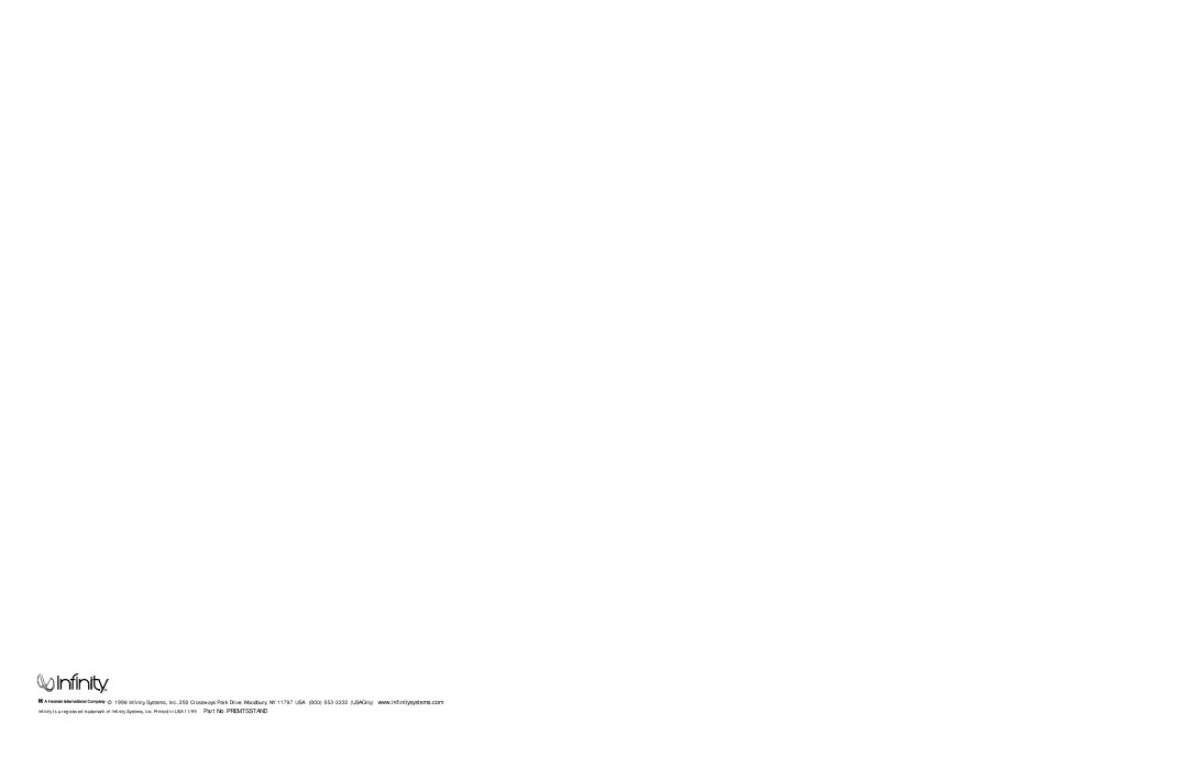 Infinity Softworks Prelude manual 