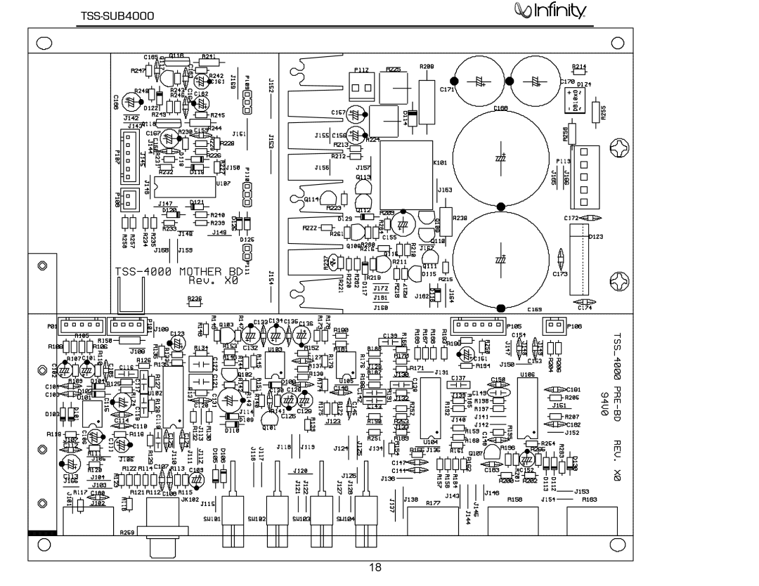 Infinity TSS-SUB4000 service manual 