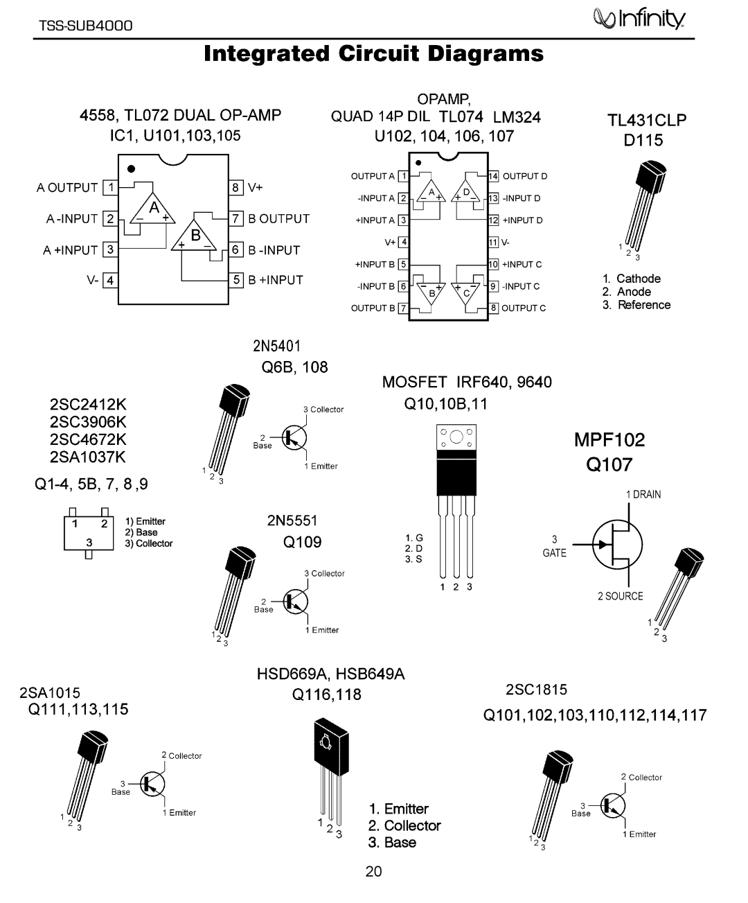 Infinity TSS-SUB4000 service manual 