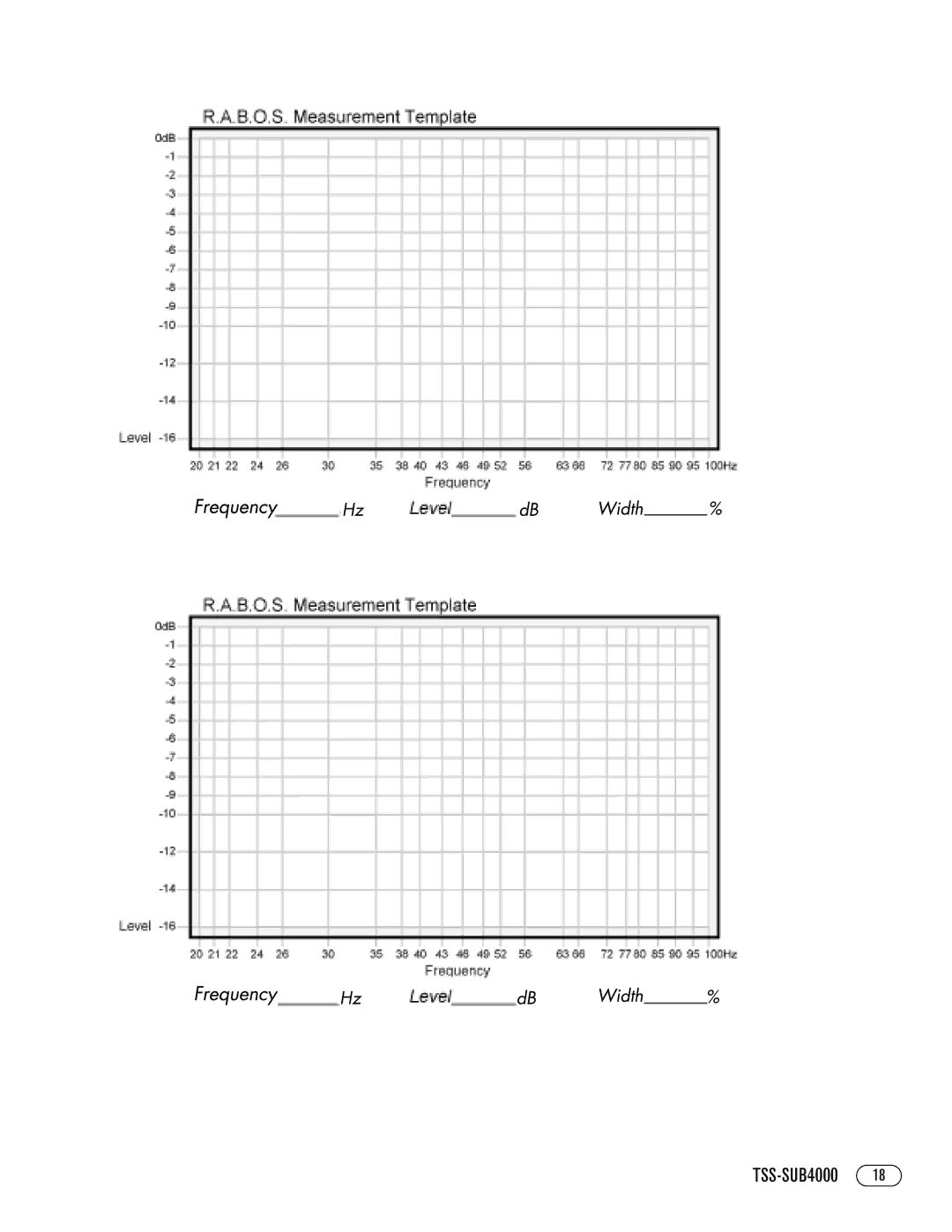 Infinity TSS-SUB4000 manual 