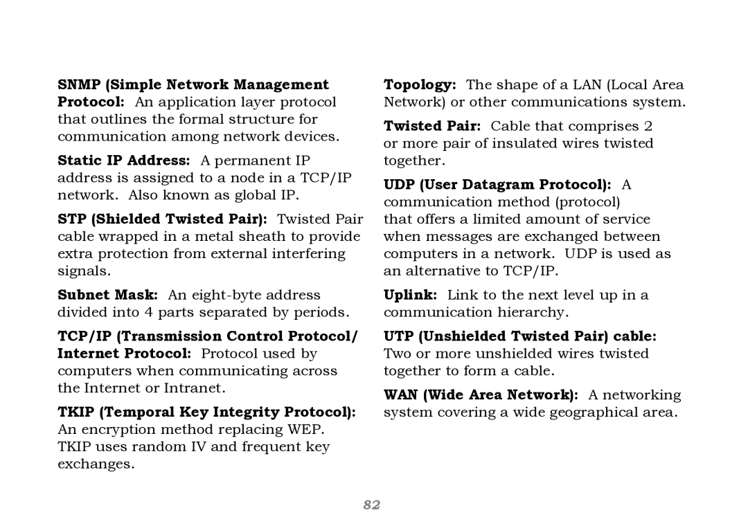 Infinity WZR-G300N user manual Glossary 