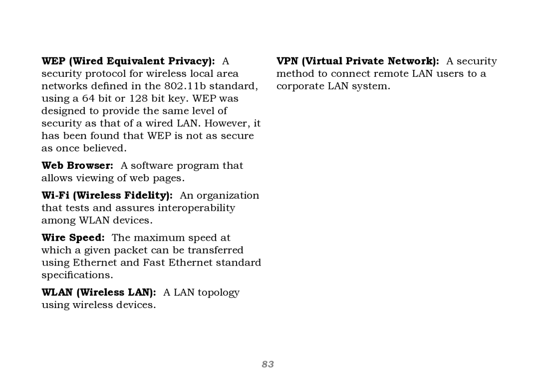 Infinity WZR-G300N user manual Glossary 