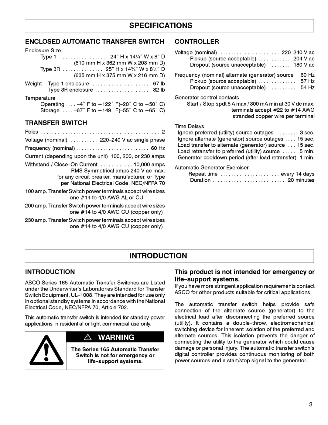 InFocus 165 owner manual Specifications, Introduction 