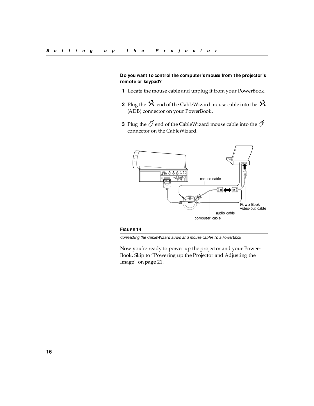 InFocus 210, 220 manual Audio cable Computer cable 