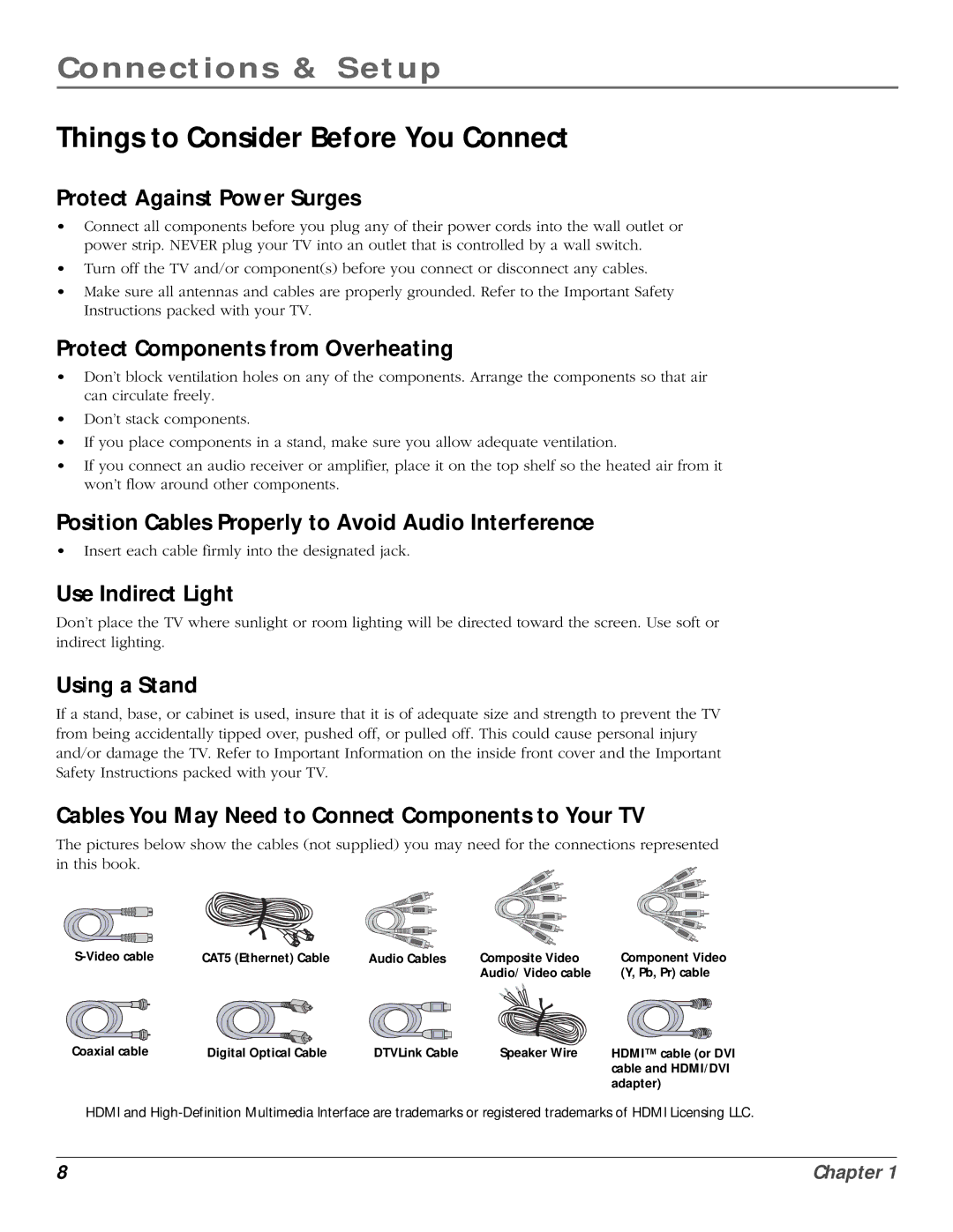 InFocus 61md10, 50md10 manual Things to Consider Before You Connect 